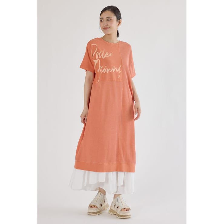 2way ワッフルコンビカットロングワンピース | RODEO CROWNS WIDE BOWL | 詳細画像25 