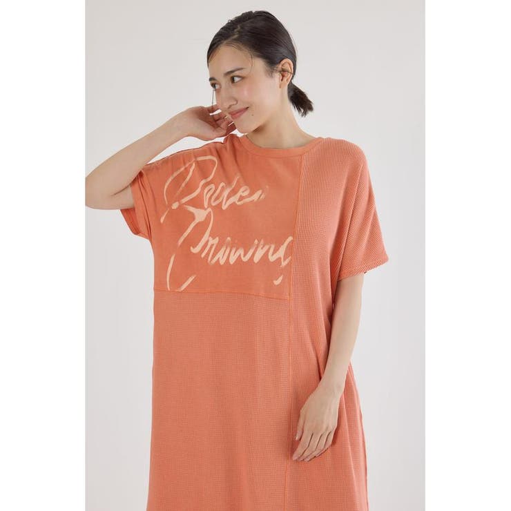 2way ワッフルコンビカットロングワンピース | RODEO CROWNS WIDE BOWL | 詳細画像30 