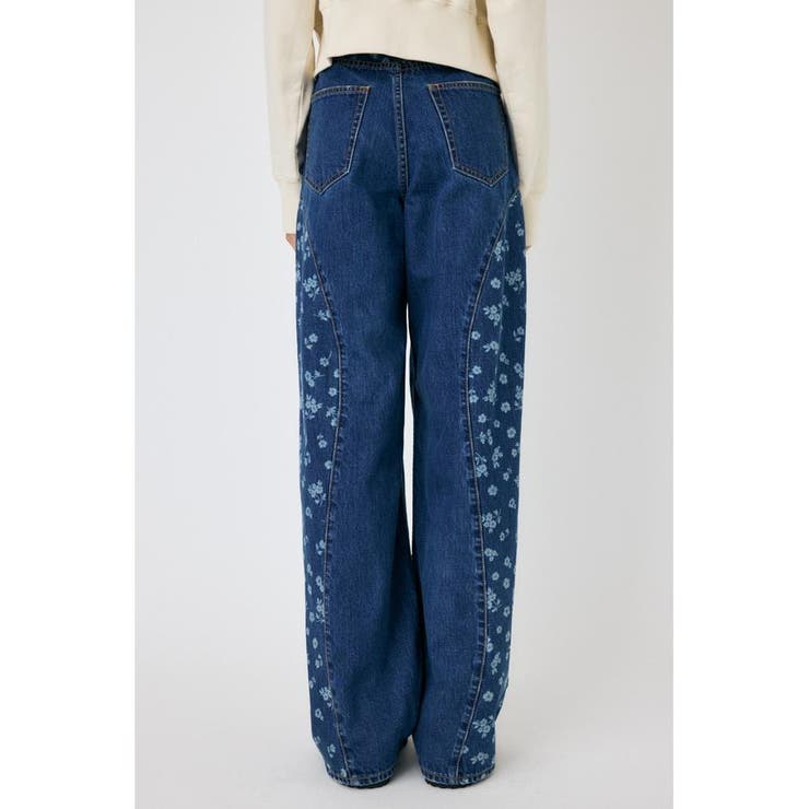 FLORAL WIDE ストレートデニム | MOUSSY OUTLET | 詳細画像8 