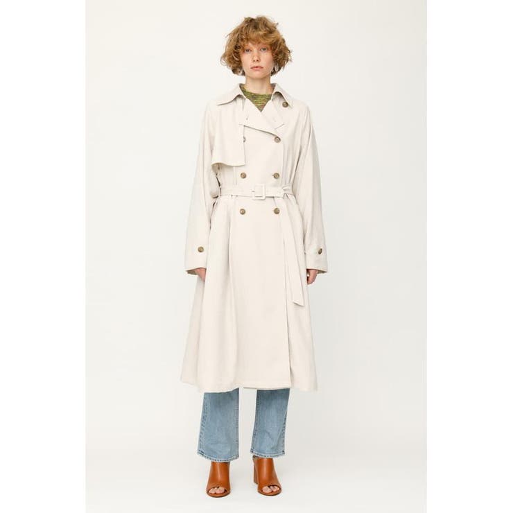 SLY バルーントレンチコート　ベージュ トレンチコート ウエストリボン付き 2026SS新作】BALLOON TRENCH COAT バルーントレンチコート 冬服 春服