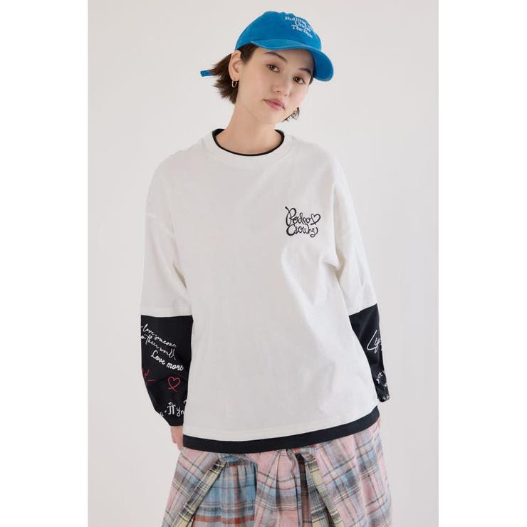 ハートフェイクレイヤードトップス | RODEO CROWNS WIDE BOWL | 詳細画像2 