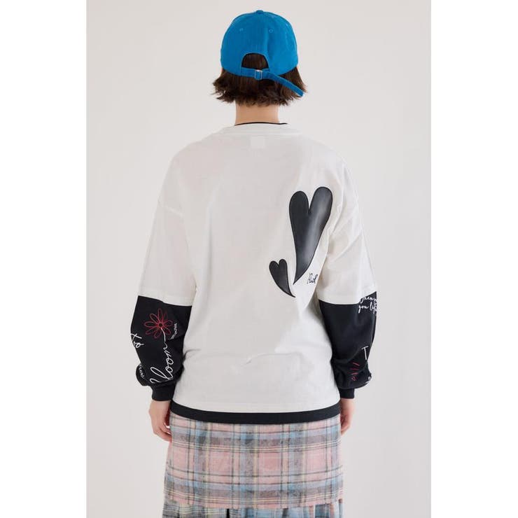 ハートフェイクレイヤードトップス | RODEO CROWNS WIDE BOWL | 詳細画像10 