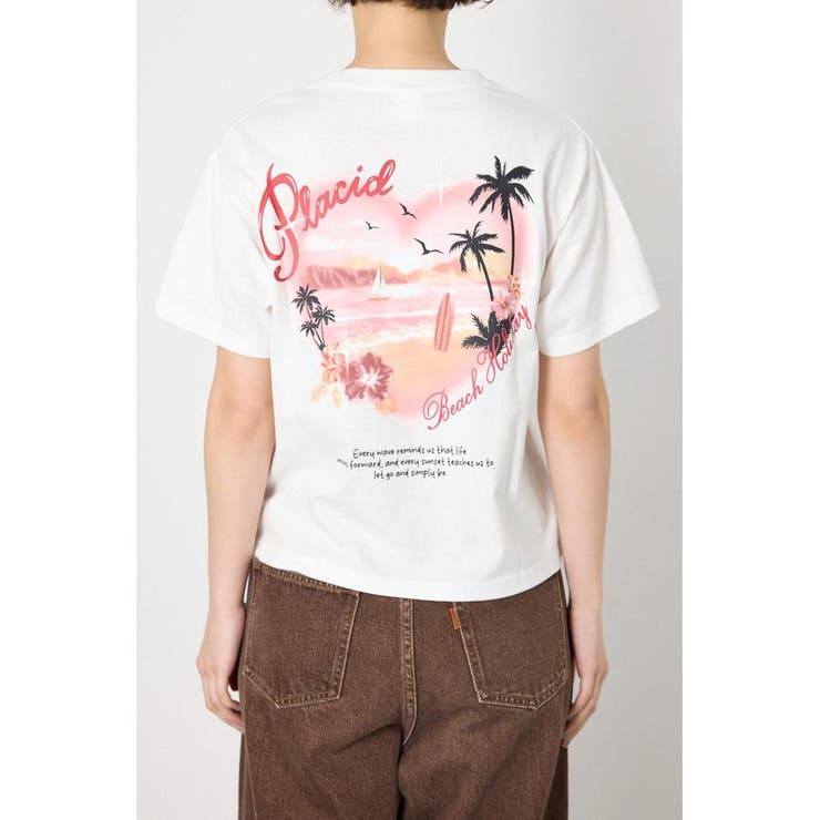 ビーチ柄Tシャツ | RODEO CROWNS WIDE BOWL | 詳細画像10 