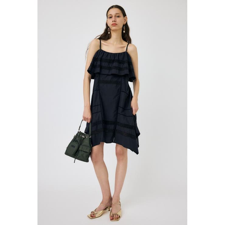 RUFFLED MINI ドレス | MOUSSY OUTLET | 詳細画像1 