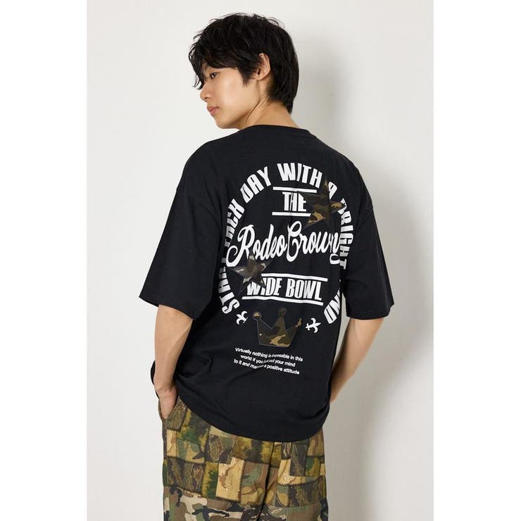 カモフラアップリケTシャツ | RODEO CROWNS WIDE BOWL | 詳細画像8 