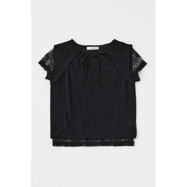 LACE LAYERED OPEN NECK トップス | MOUSSY OUTLET | 詳細画像7 