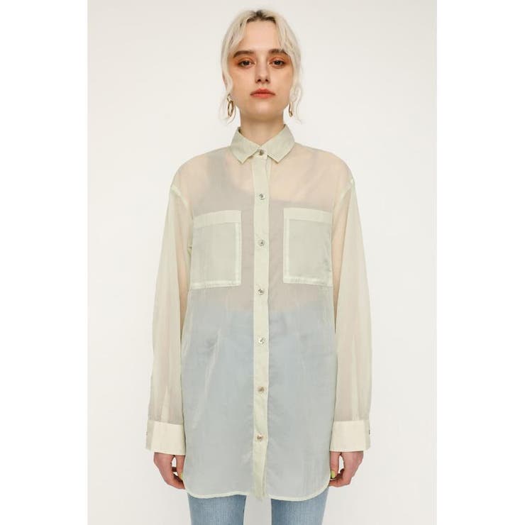 SHEER LIGHT TOUCH シャツ | SLY OUTLET | 詳細画像4
