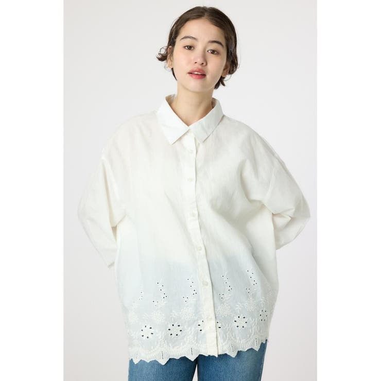 スカラップシャツ | RODEO CROWNS WIDE BOWL | 詳細画像1 