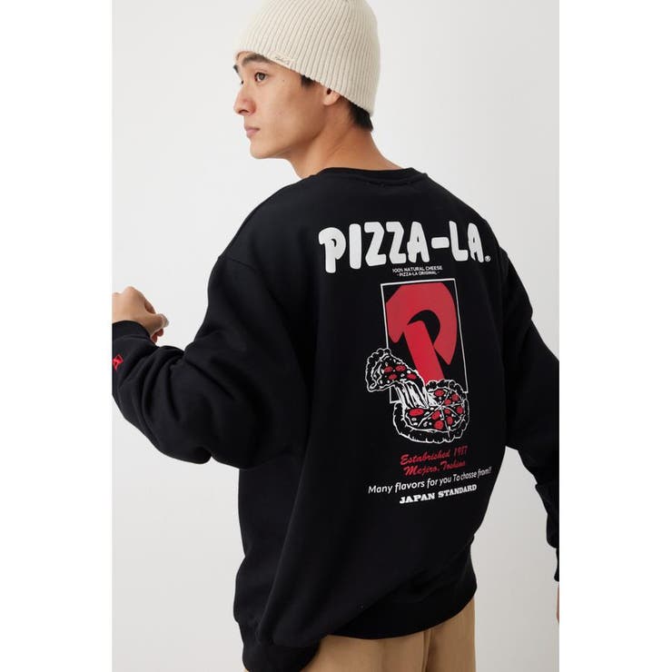 PIZZA-LA デリバリースウェットトップス[品番：BJLW0026781