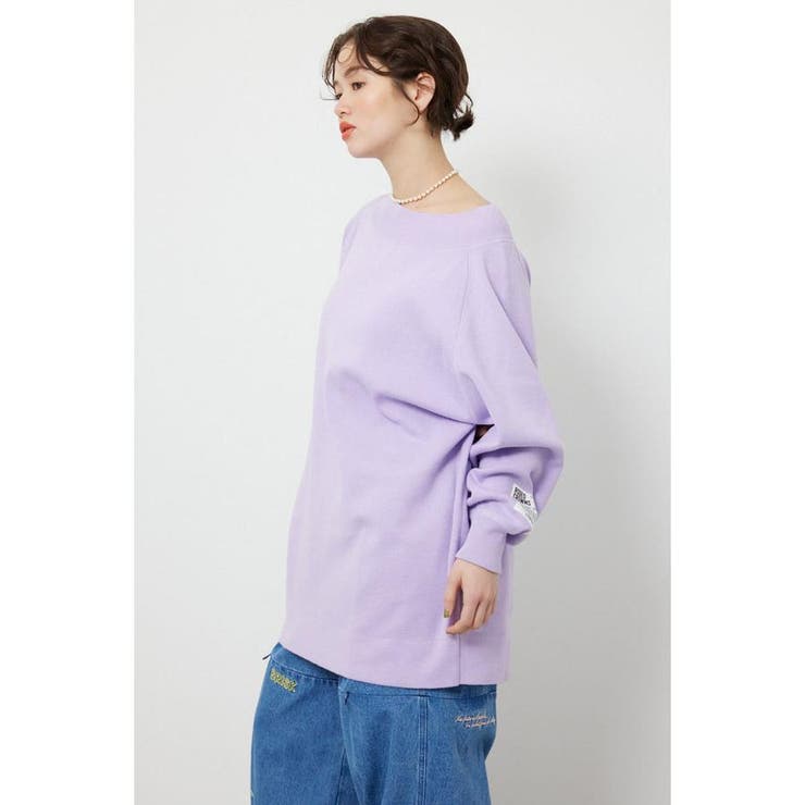 スウェットライクオフショルニットワンピース | RODEO CROWNS WIDE BOWL | 詳細画像14 