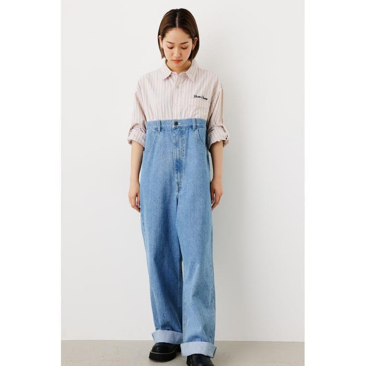 DENIM リメイクライク オールインワン | RODEO CROWNS WIDE BOWL | 詳細画像9 