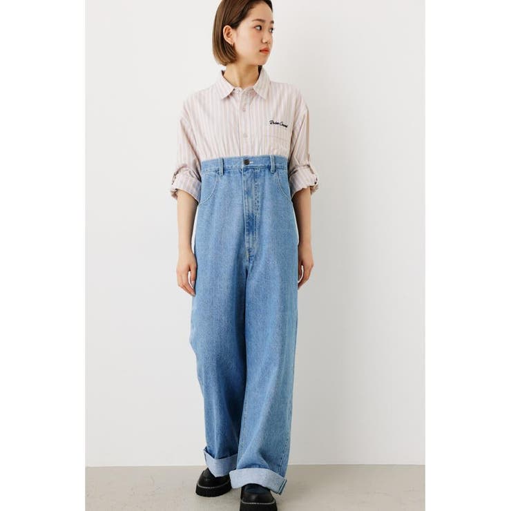DENIM リメイクライク オールインワン | RODEO CROWNS WIDE BOWL | 詳細画像10 