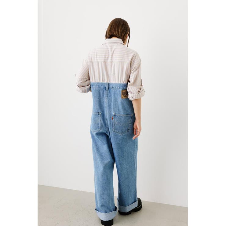 DENIM リメイクライク オールインワン | RODEO CROWNS WIDE BOWL | 詳細画像13 