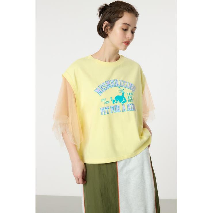 チュールスリーブカレッジTシャツ | RODEO CROWNS WIDE BOWL | 詳細画像22 