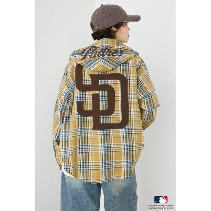 (MLB)フードチェックシャツ | RODEO CROWNS WIDE BOWL | 詳細画像12 