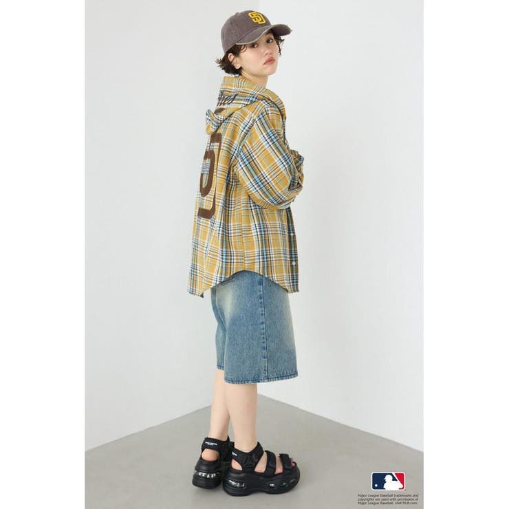 (MLB)フードチェックシャツ | RODEO CROWNS WIDE BOWL | 詳細画像14 