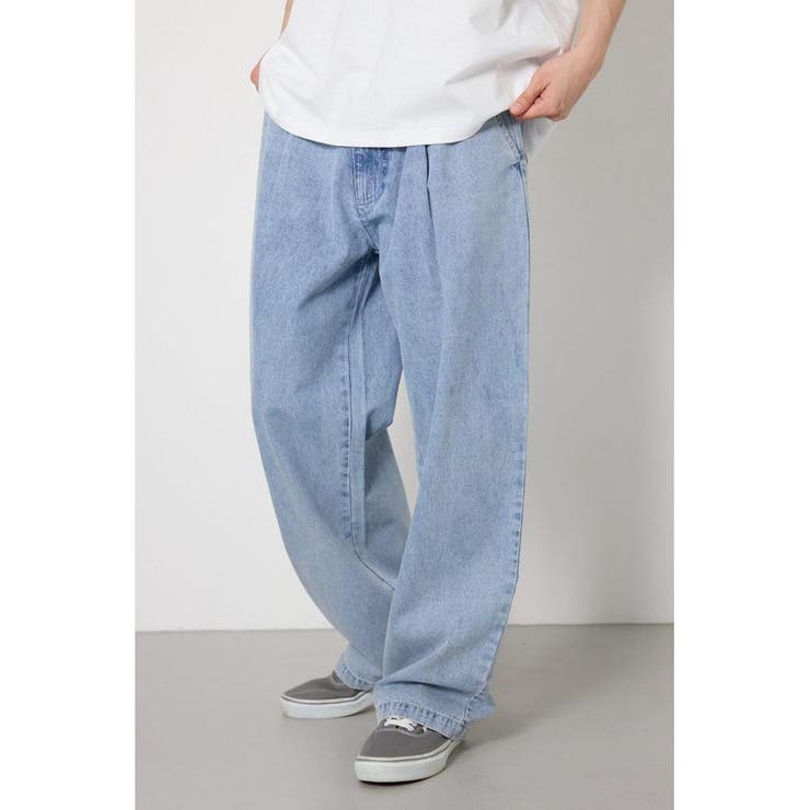 L/BLU1 | Coolist Denim ワイドパンツ | RODEO CROWNS WIDE BOWL
