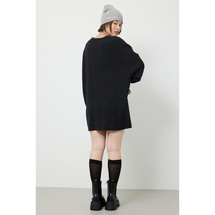 スウェットライクオフショルニットワンピース | RODEO CROWNS WIDE BOWL | 詳細画像12 