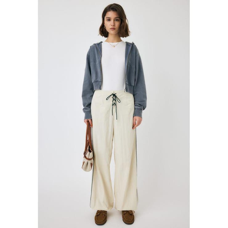 SHEER PANEL LACE UP パンツ | MOUSSY OUTLET | 詳細画像4 