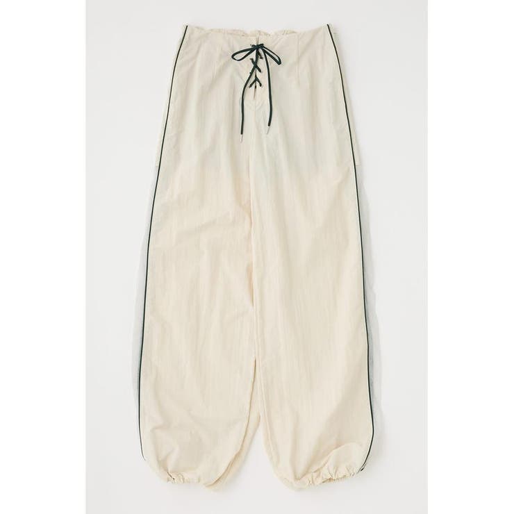 SHEER PANEL LACE UP パンツ | MOUSSY OUTLET | 詳細画像7 