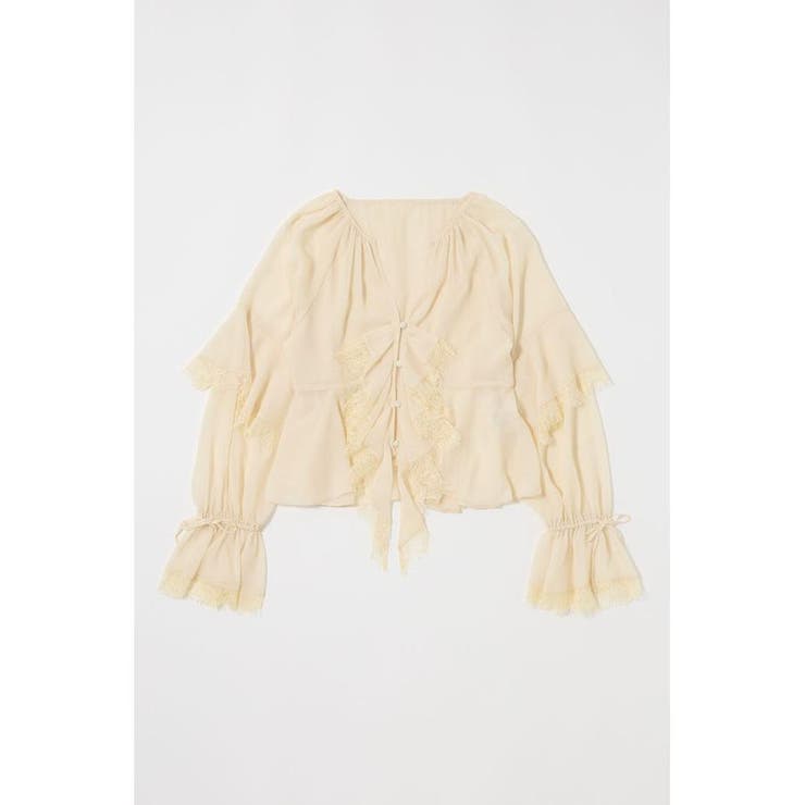 LACE TRIM TIE ブラウス | MOUSSY OUTLET | 詳細画像22 