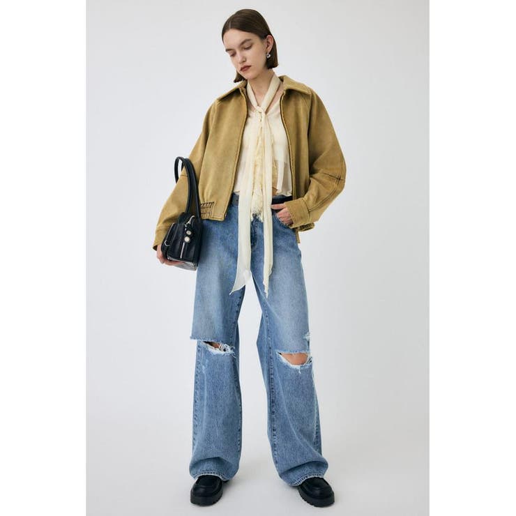 LACE TRIM TIE ブラウス | MOUSSY OUTLET | 詳細画像8 