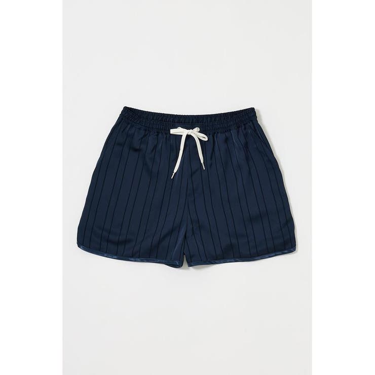 D/NVY3 | SATIN TRACK ショーツ | MOUSSY OUTLET