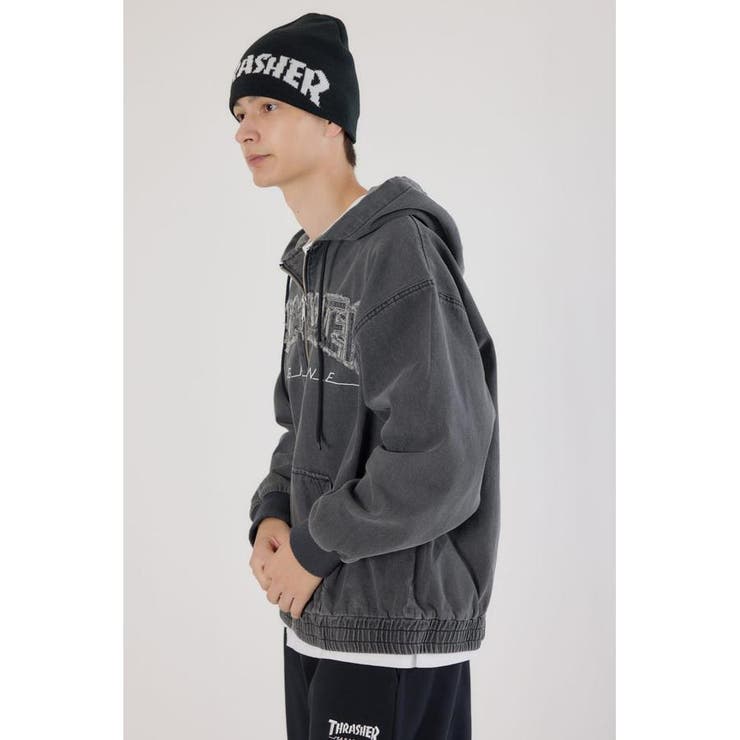 (THRASHER) デニムフードブルゾン | RODEO CROWNS WIDE BOWL | 詳細画像11 