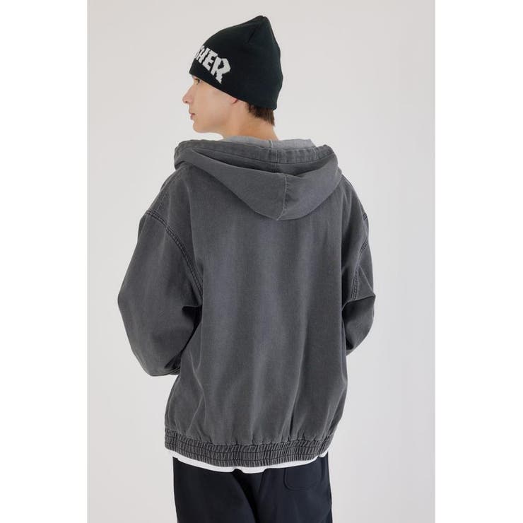 (THRASHER) デニムフードブルゾン | RODEO CROWNS WIDE BOWL | 詳細画像12 