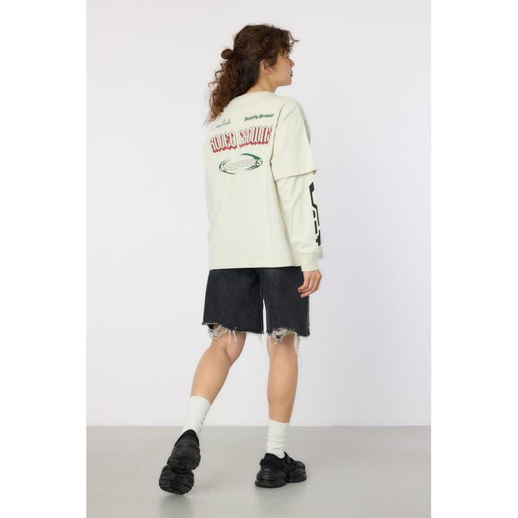 VintageフェイクレイヤードロングスリーブTシャツ | RODEO CROWNS WIDE BOWL | 詳細画像6 