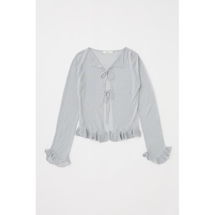 OPEN NECK SHEER カーディガン | MOUSSY OUTLET | 詳細画像21 