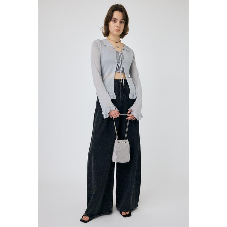 OPEN NECK SHEER カーディガン | MOUSSY OUTLET | 詳細画像16 