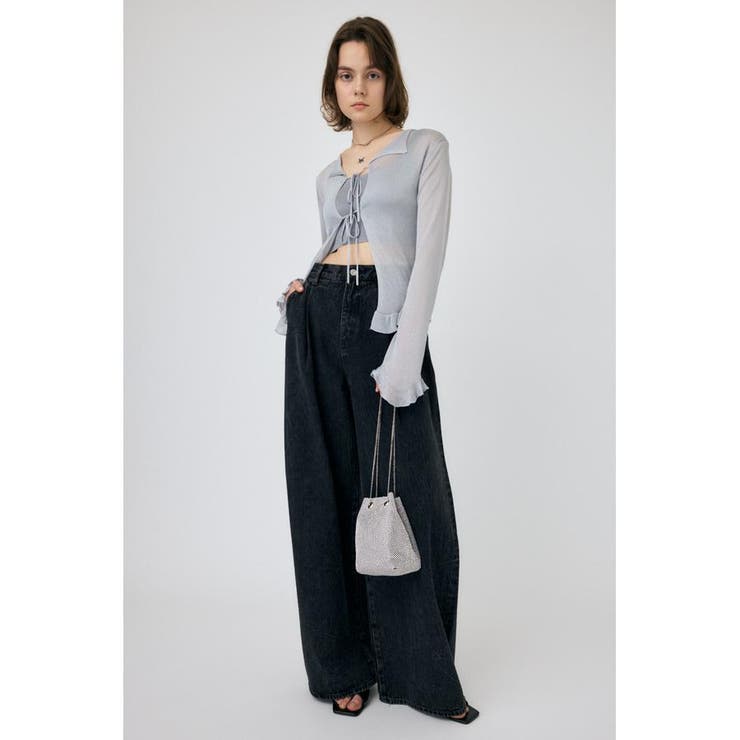 OPEN NECK SHEER カーディガン | MOUSSY OUTLET | 詳細画像17 