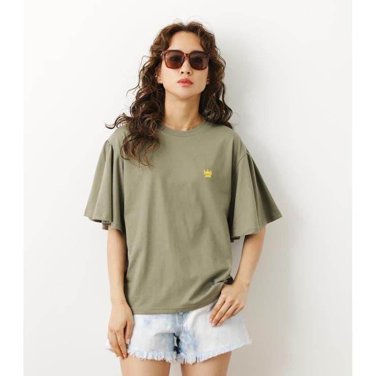 L/KHA1 | ワンポイントフレアTシャツ | RODEO CROWNS WIDE BOWL