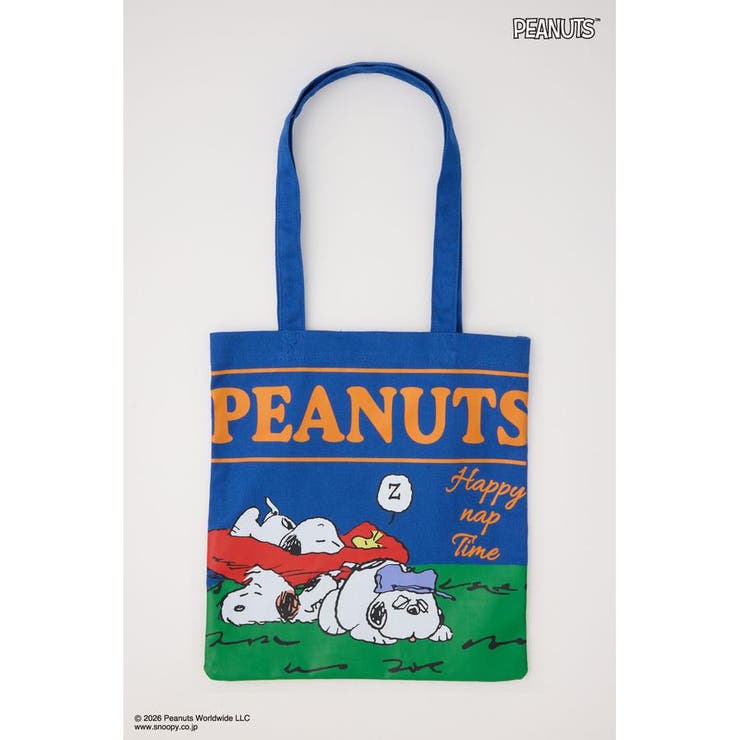 BLU | (PEANUTS)ダブルフェイストートバッグ | RODEO CROWNS WIDE BOWL