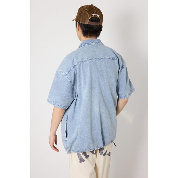 Coolist Denim ZIPシャツ | RODEO CROWNS WIDE BOWL | 詳細画像4 