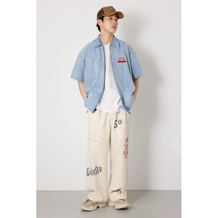Coolist Denim ZIPシャツ | RODEO CROWNS WIDE BOWL | 詳細画像5 