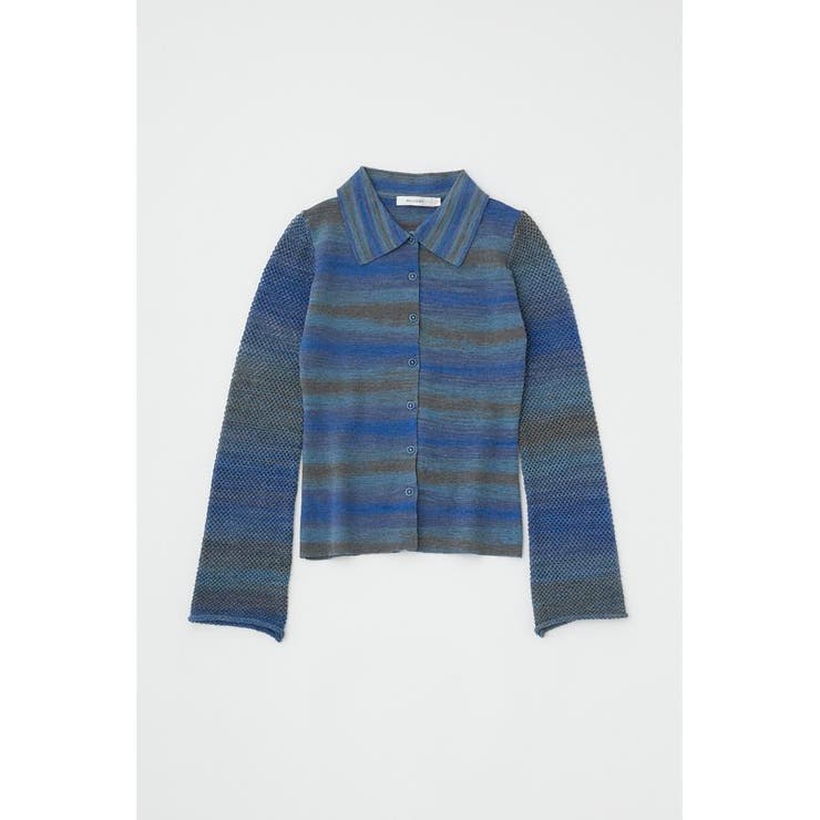 MULTI BORDER ニットシャツ | MOUSSY OUTLET | 詳細画像25 