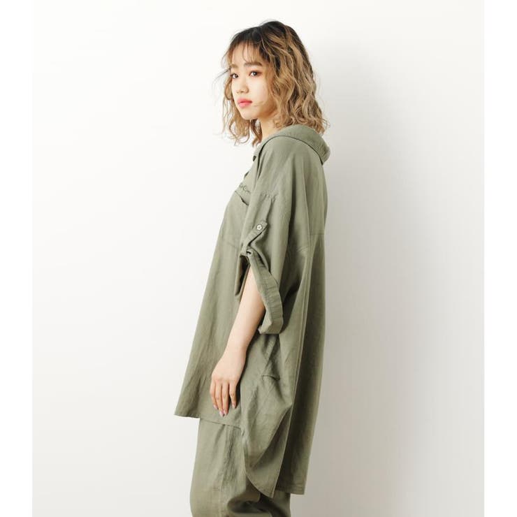 オーバーリネンシャツ | RODEO CROWNS WIDE BOWL | 詳細画像23