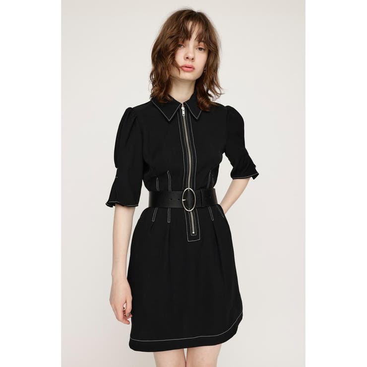 FRONT ZIP TUCK ショートワンピース | SLY OUTLET | 詳細画像14 