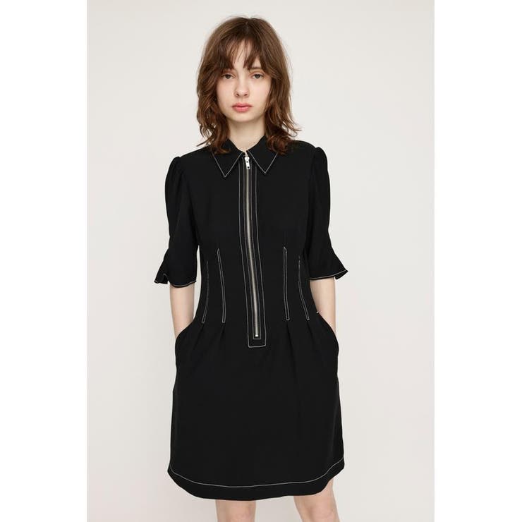 FRONT ZIP TUCK ショートワンピース | SLY OUTLET | 詳細画像15 
