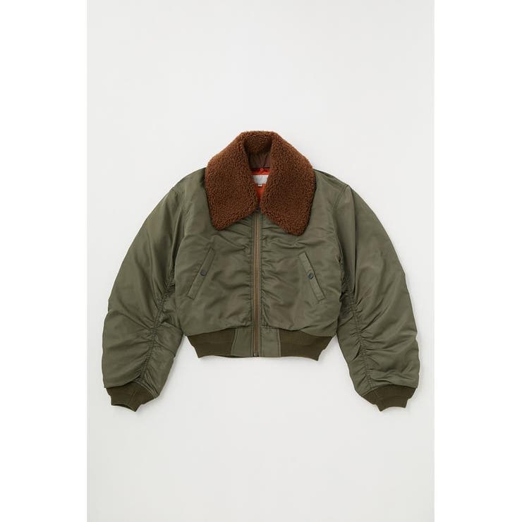F／FUR COLLAR BOMBER ジャケット[品番：BJLW0024184]｜MOUSSY OUTLET