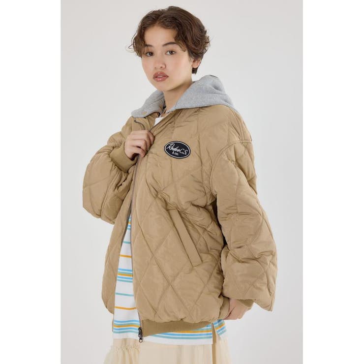 キルティングフードブルゾン | RODEO CROWNS WIDE BOWL | 詳細画像15 