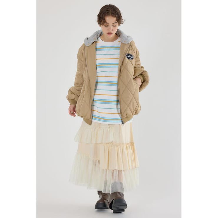 キルティングフードブルゾン | RODEO CROWNS WIDE BOWL | 詳細画像17