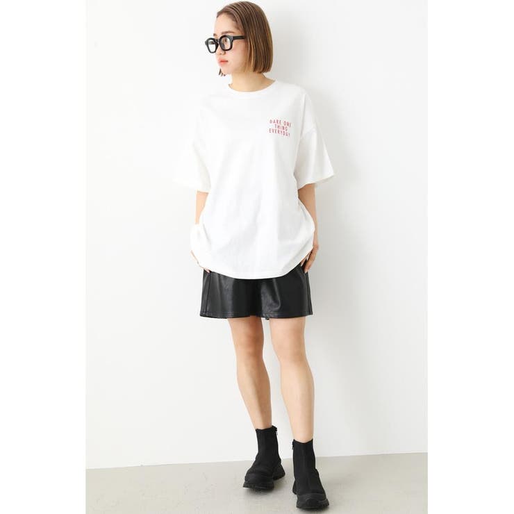 BLK | フェイクレザーキュロット | RODEO CROWNS WIDE BOWL