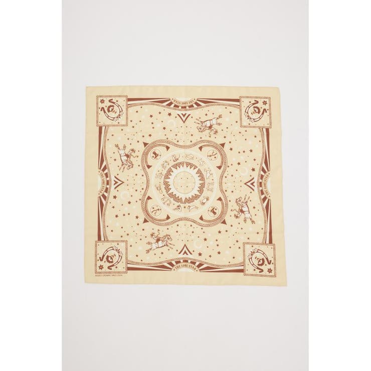 柄YEL5 | バンダナ柄 プリントスカーフ | RODEO CROWNS WIDE BOWL