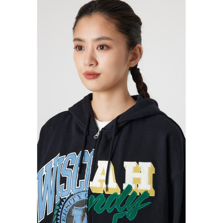 Custom College ジップパーカー | RODEO CROWNS WIDE BOWL | 詳細画像9 