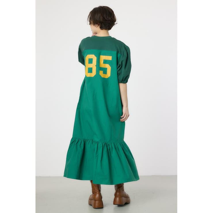 カレッジ 切替 パフスリーヴ ワンピース | RODEO CROWNS WIDE BOWL | 詳細画像9 