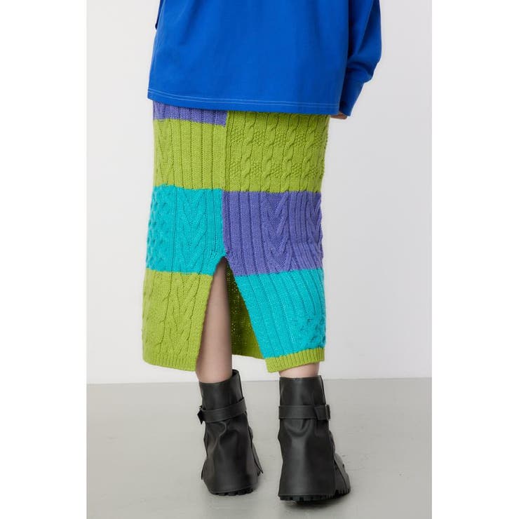 Custom ケーブルニット スカート | RODEO CROWNS WIDE BOWL | 詳細画像16 