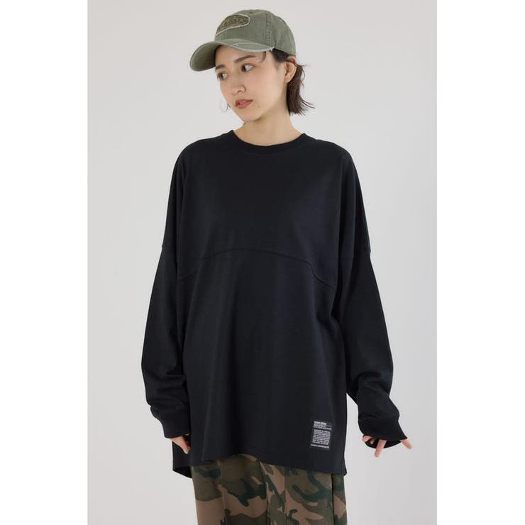 BLK | SHARE ビッグフットボール L/S Tシャツ | RODEO CROWNS WIDE BOWL